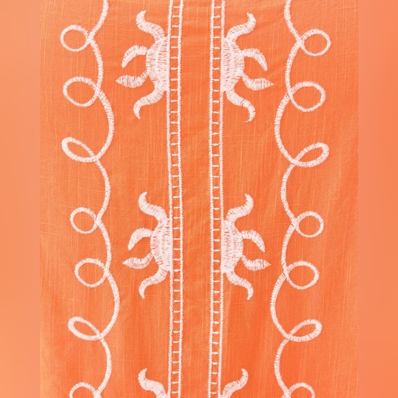Lilly Pulitzer Terracotta Orange Embroidered Maxi Dress - Picture 6 of 9